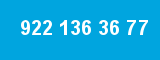 922 136 36 77